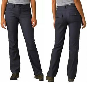 Prana Halle Convertible Hiking Pants Dark Grey Sz. 6S